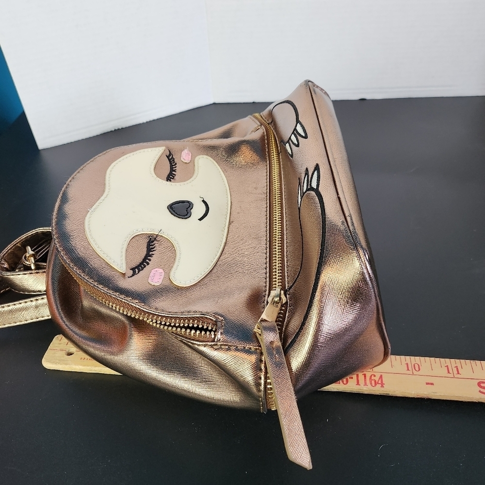 Sloth metallic backpack Mini Backpack - Picture 6 of 13
